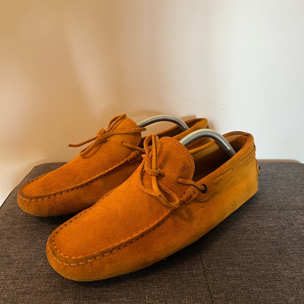 Tod's Men's Suede Gommino Drivers Loafers